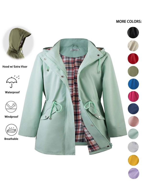 Rachael | Lightweight Hooded Trench Coat for Casual Outings