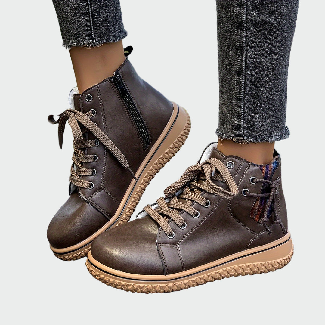 Adelaide - Low-Cut Orthopaedic Leather Boots