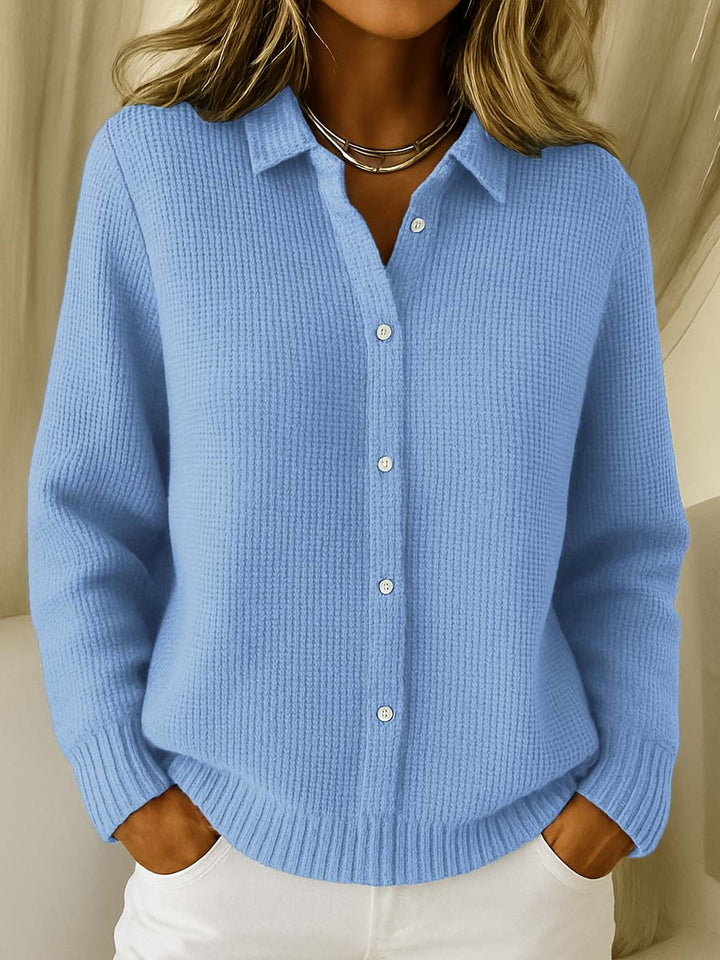 Katrina | Textured cardigan with buttons
