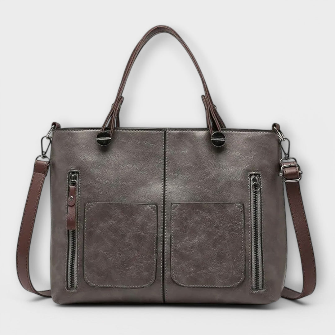 Olivia - Elegant Leather Tote