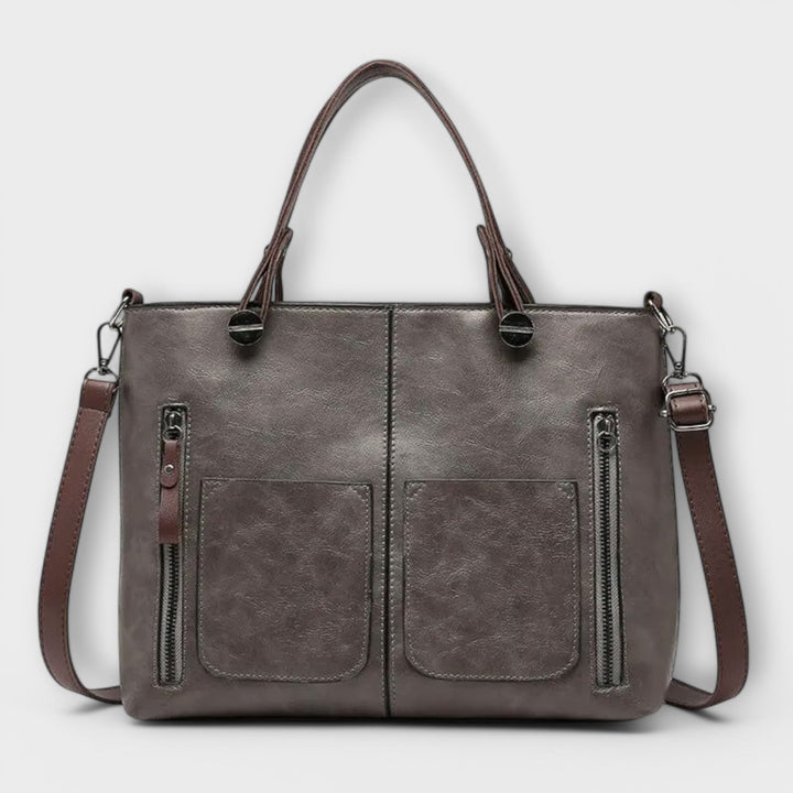 Olivia - Elegant Leather Tote