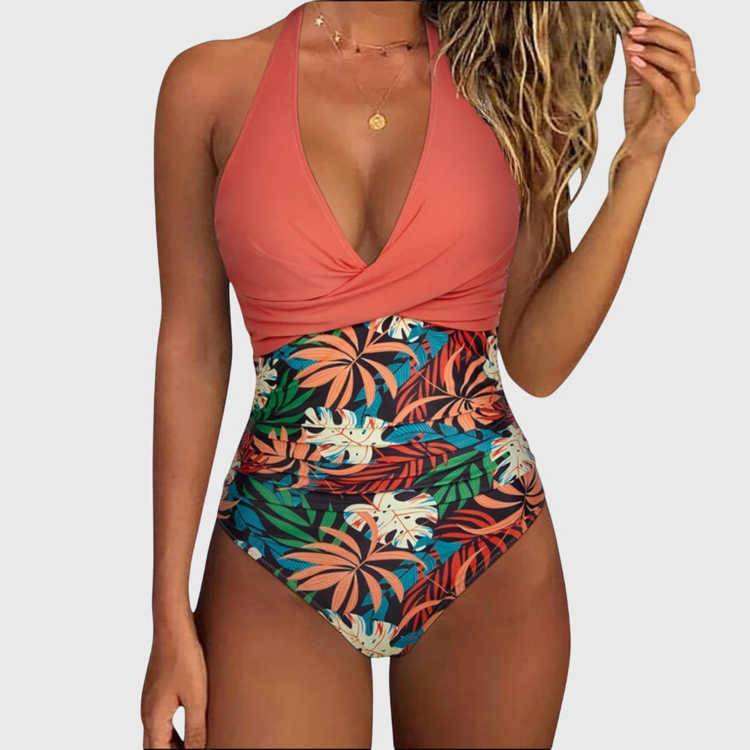 Abigail - Elegant V-Neck Swimsuit
