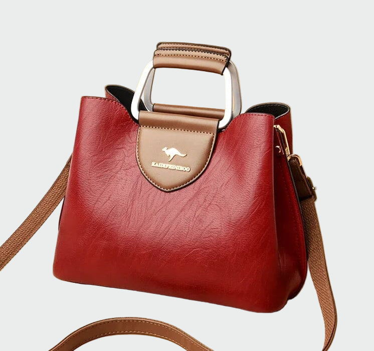 Harriet - Two-Tone Leather Handbag