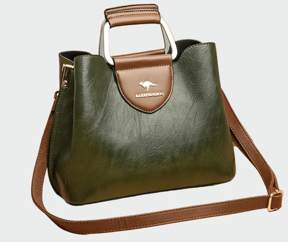 Harriet - Two-Tone Leather Handbag