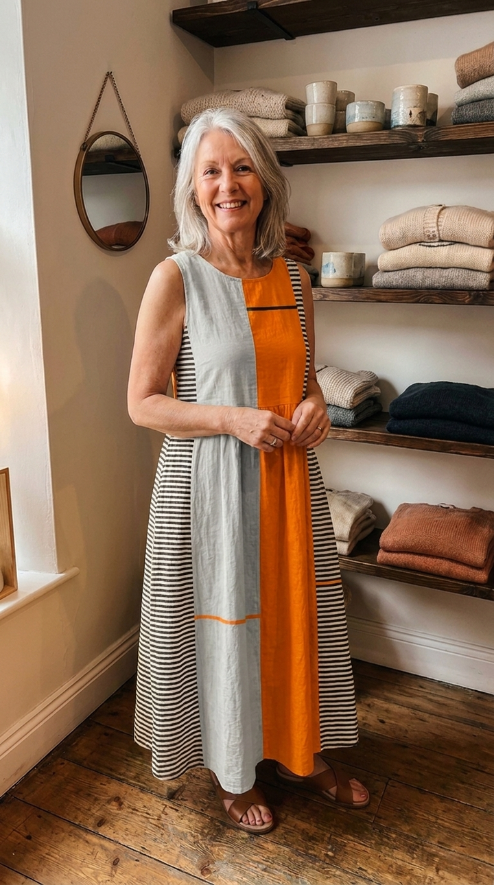 EVE | COLOURBLOCK MIDI DRESS