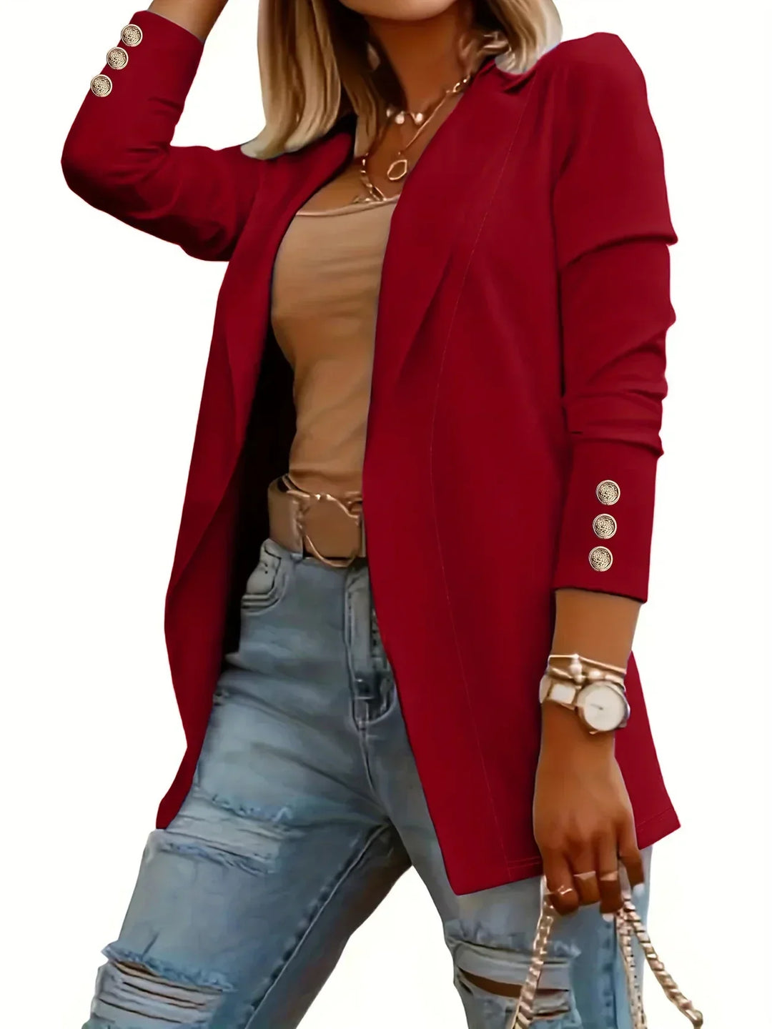 Chloe | Chic Open Front Jacket
