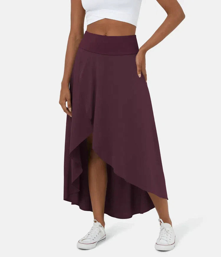Rachael | Elegant Asymmetric Midi Skirt