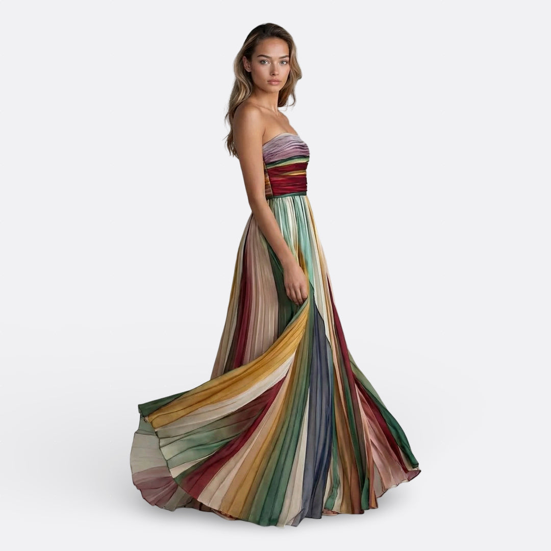 Mia - Strapless Long Dress