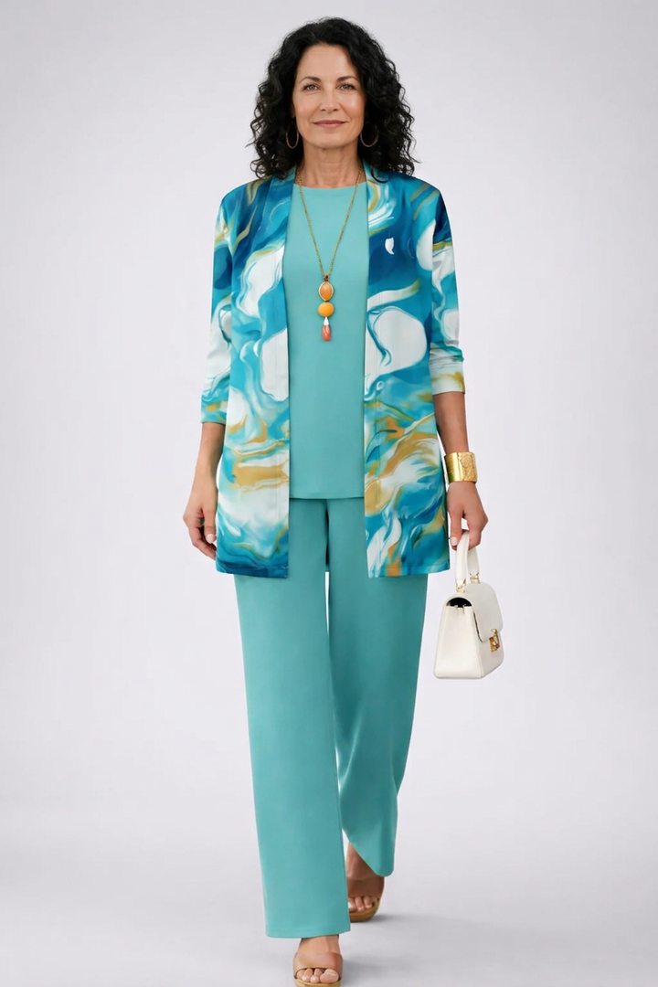Summer | Elegant Women's Three-Piece Set