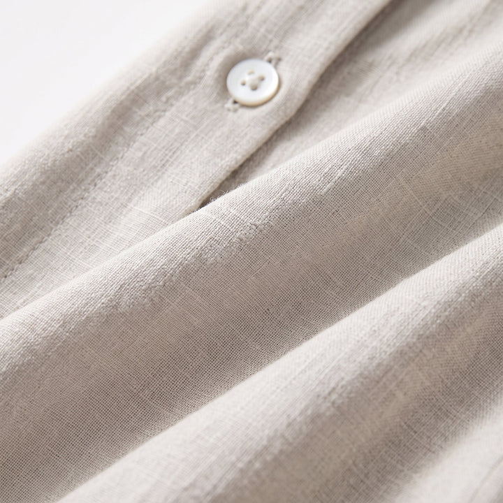 Charlotte | Elegant dress with 3/4 sleeves and waist tie