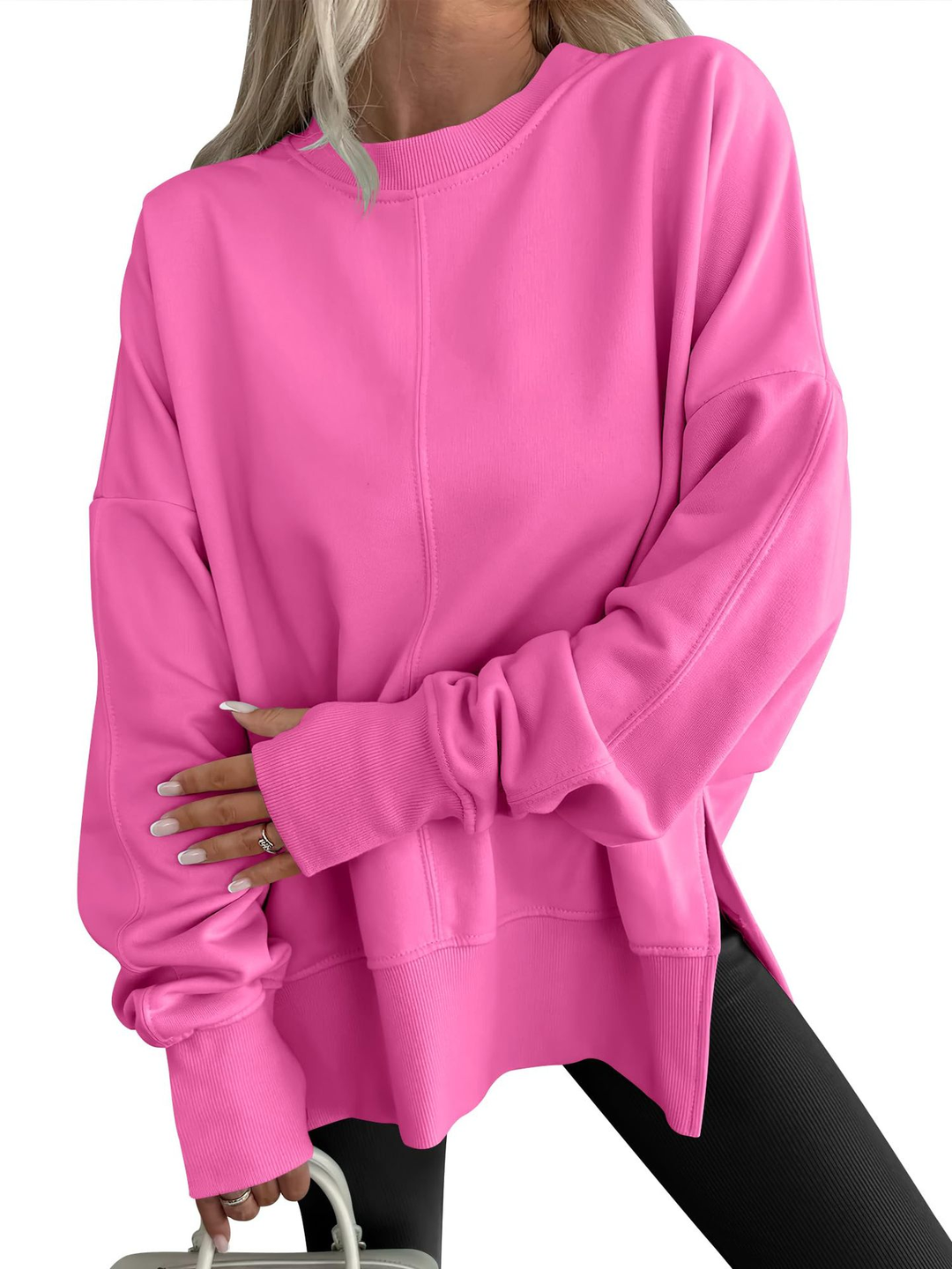 Caitlin | Comfy Oversized Long Sleeve Sweatshirt