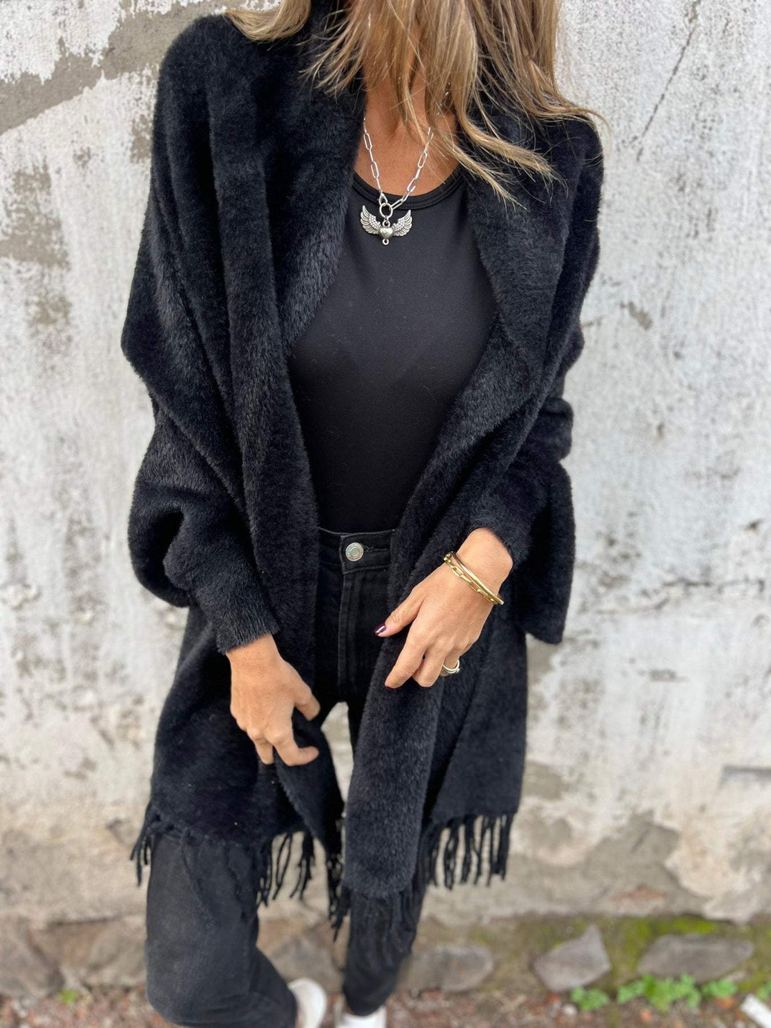 Evie | Elegant Drape Cardigan