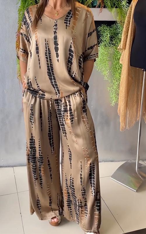 Zoe | Casual printed set
