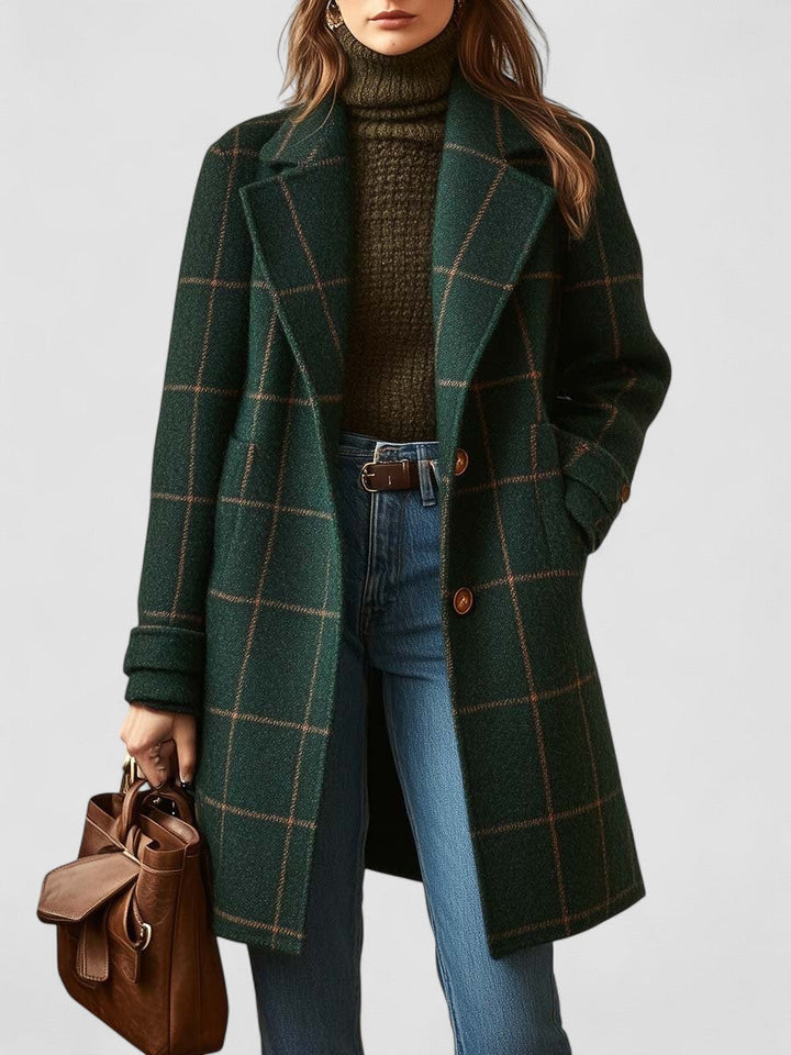 Gloria - Classic Plaid Coat