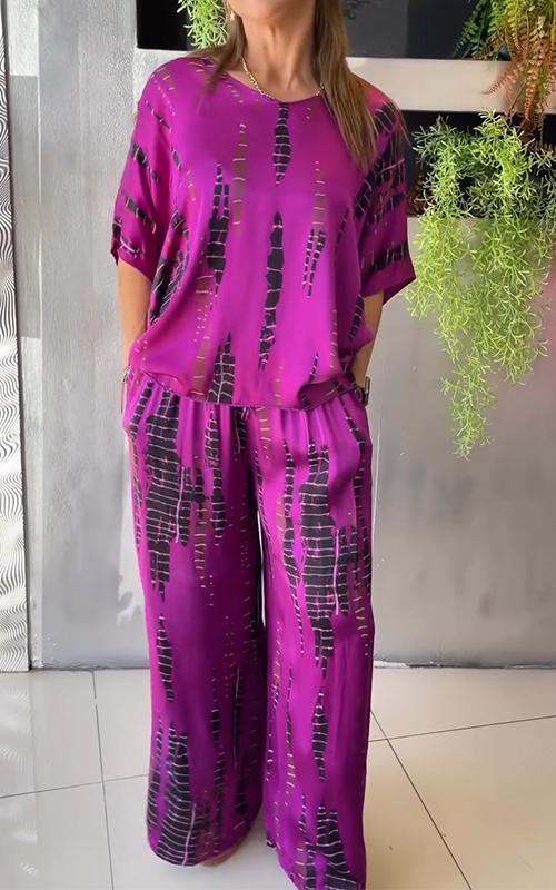 Zoe | Casual printed set