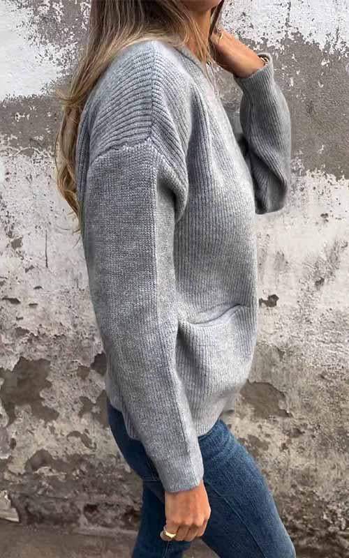 Tahlia | Zip-Up Knit Cardigan