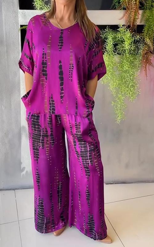 Zoe | Casual printed set