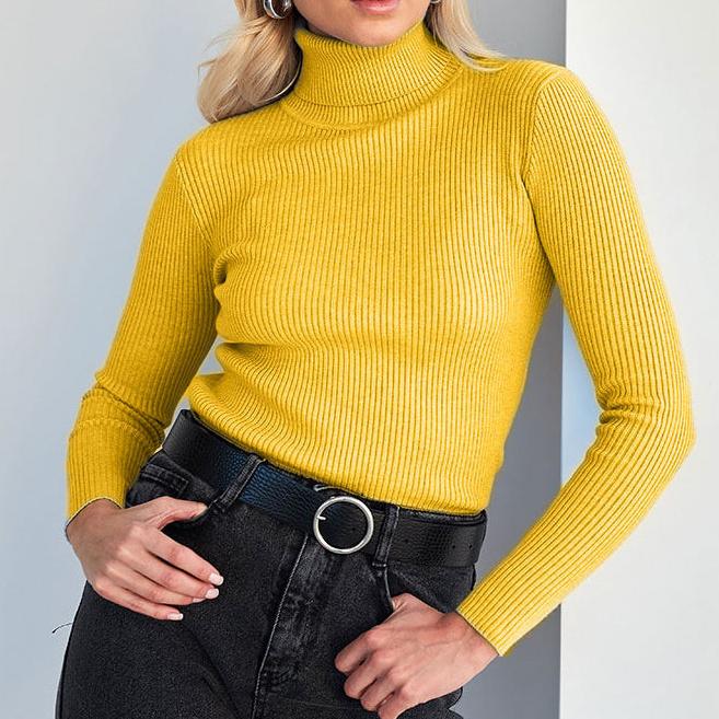 Kylie | Ribbed Turtleneck Sweater