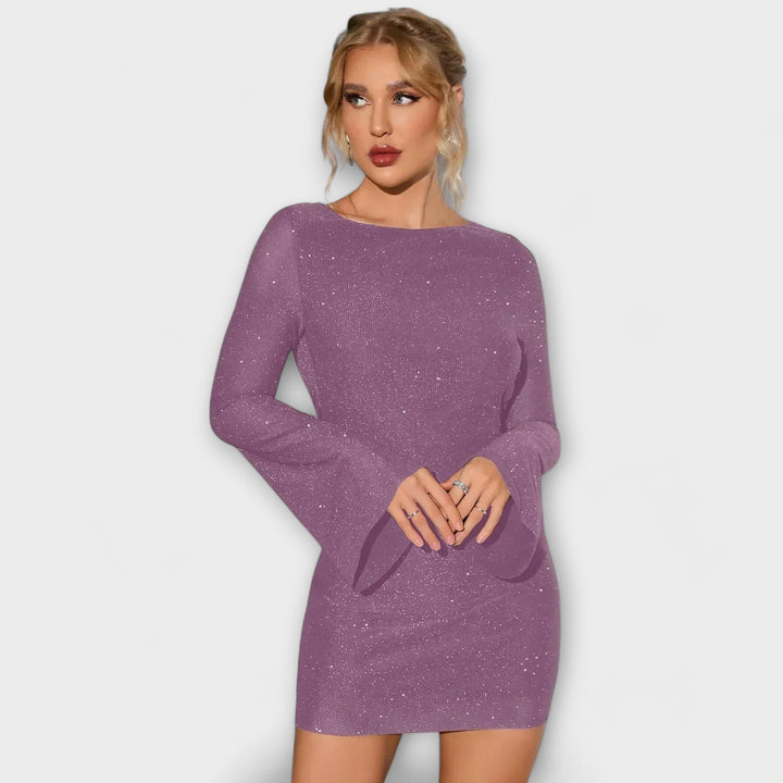 Ella - Open Back Sequin Dress