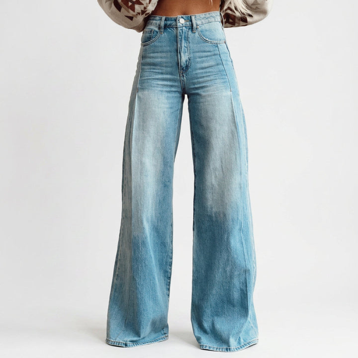 Brooke - High-Waisted Wide-Leg Jeans