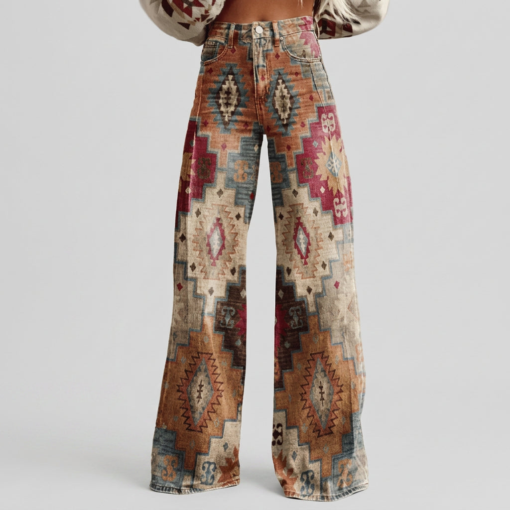 Brooke - High-Waisted Wide-Leg Jeans