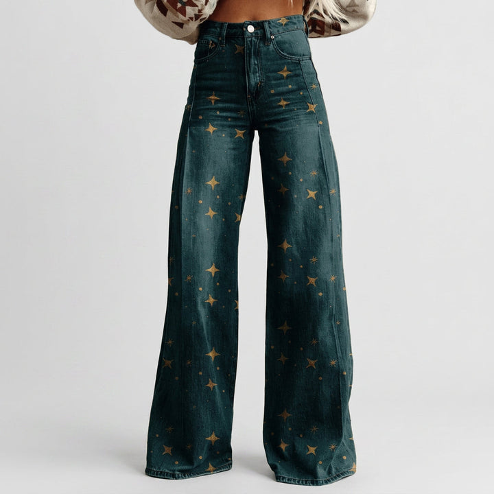 Brooke - High-Waisted Wide-Leg Jeans