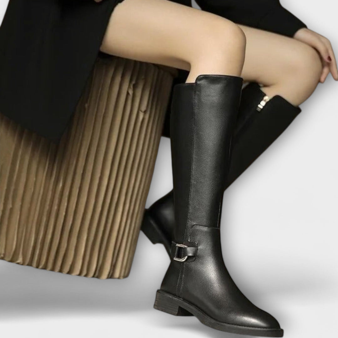 Grace - Women's Knee-High Leather Boots