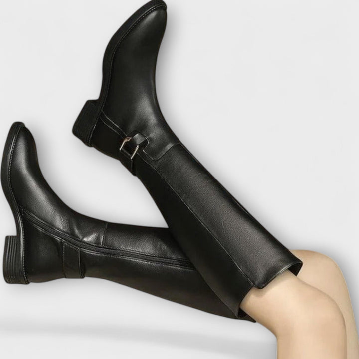 Grace - Women's Knee-High Leather Boots