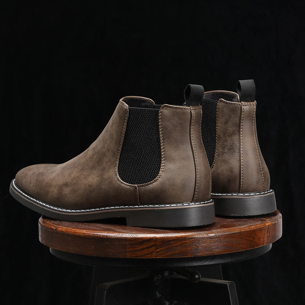Jasper - Leather Chelsea Ankle Boots
