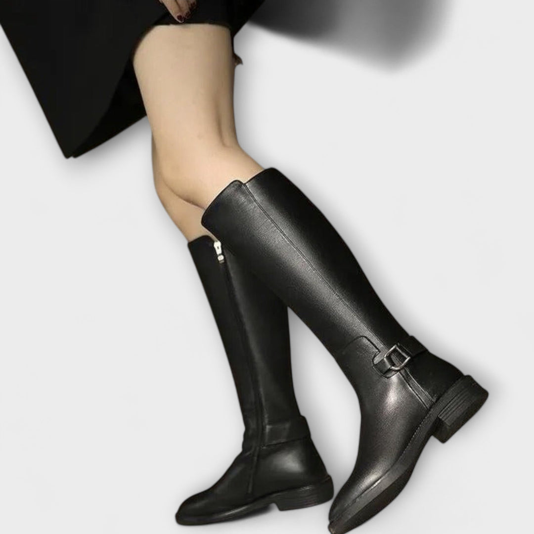 Grace - Women's Knee-High Leather Boots
