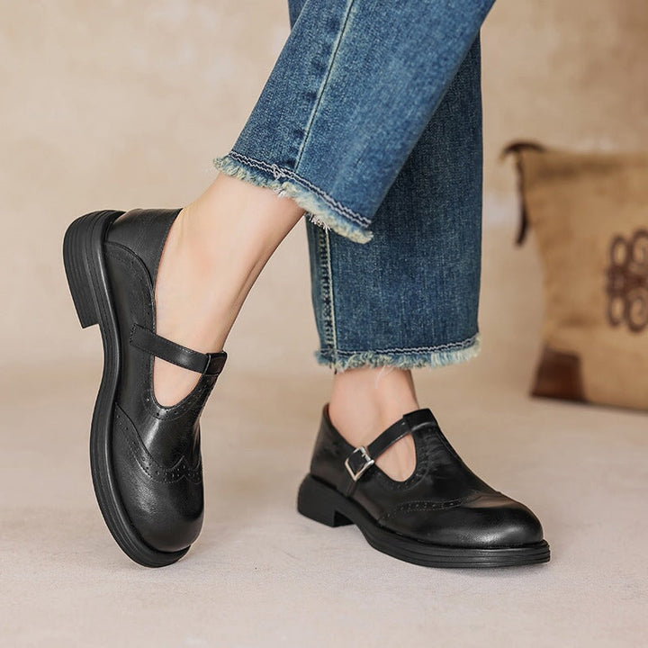 Sophie - Premium Leather Mary Janes