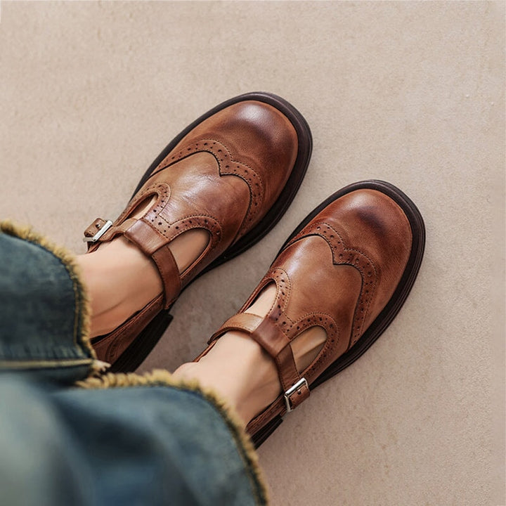 Sophie - Premium Leather Mary Janes