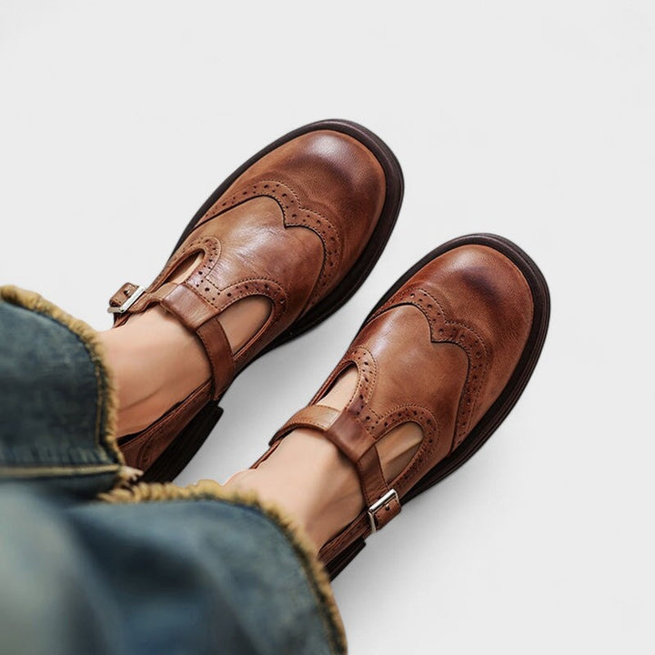 Sophie - Premium Leather Mary Janes