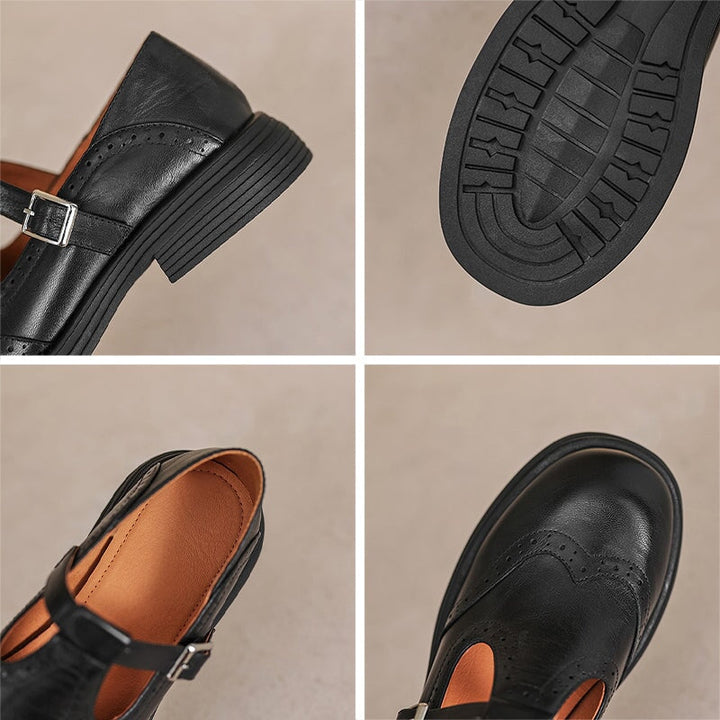 Sophie - Premium Leather Mary Janes