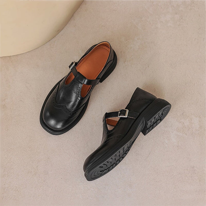 Sophie - Premium Leather Mary Janes