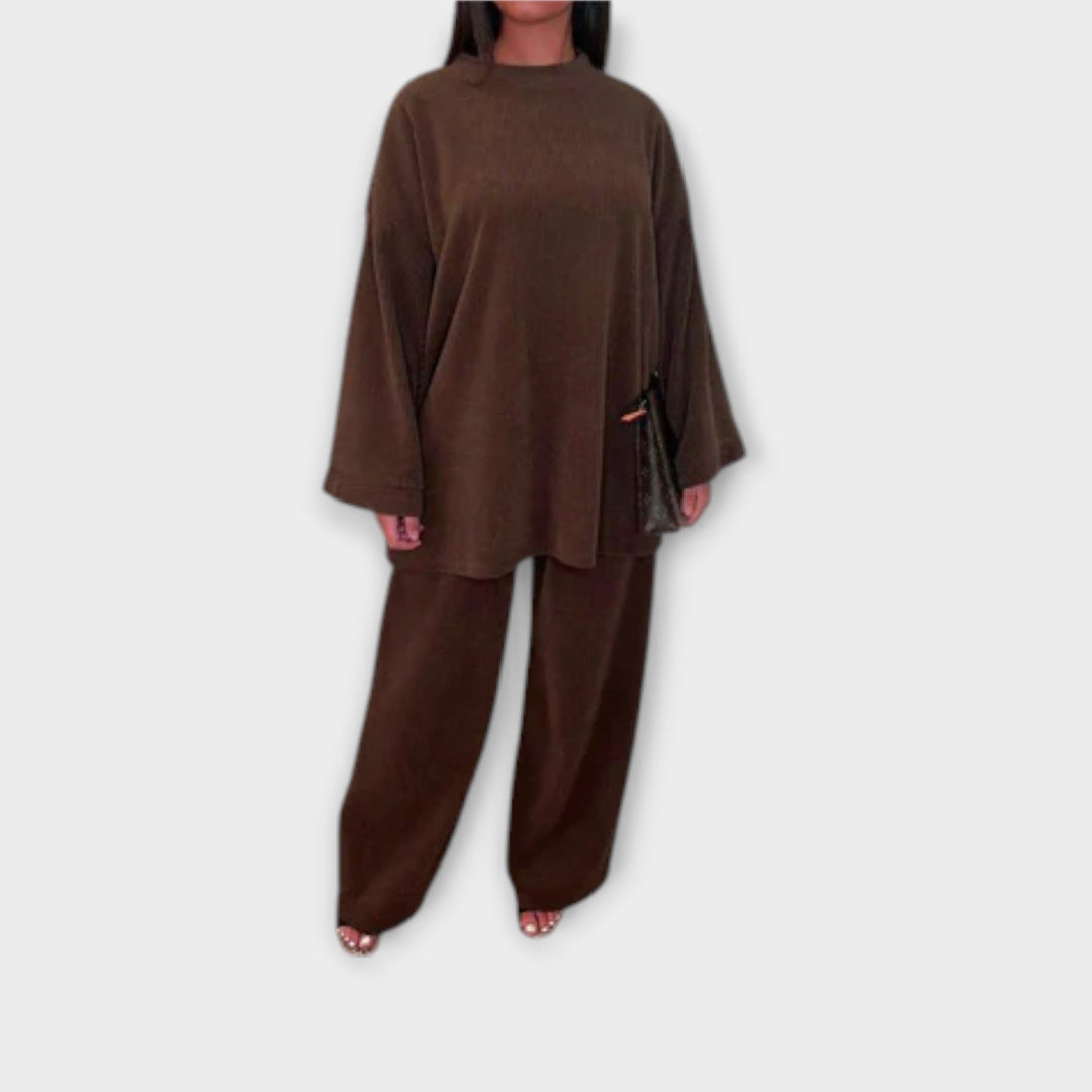 Stella - Plus-Size Ribbed Set