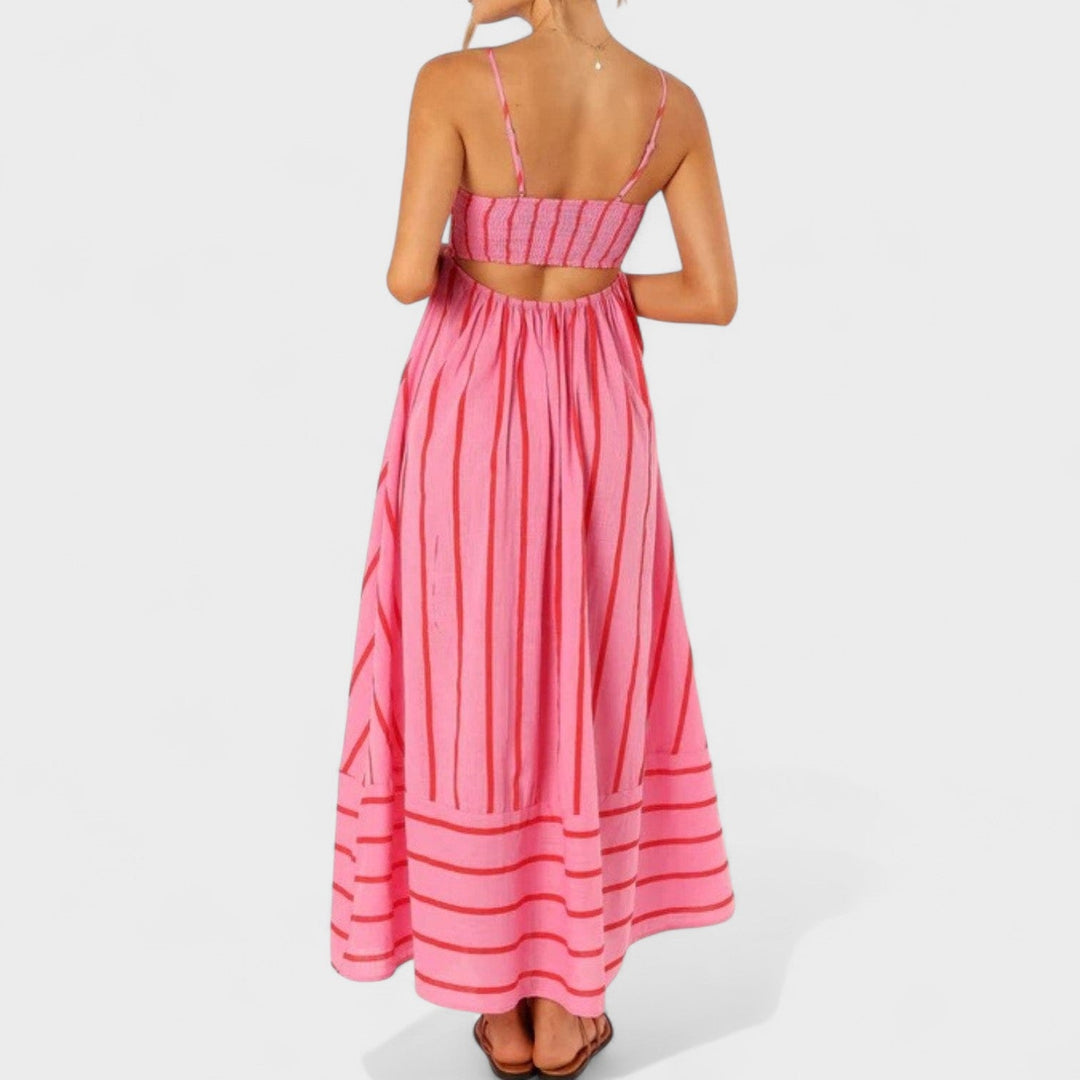 Jasmine - Striped Long Dress