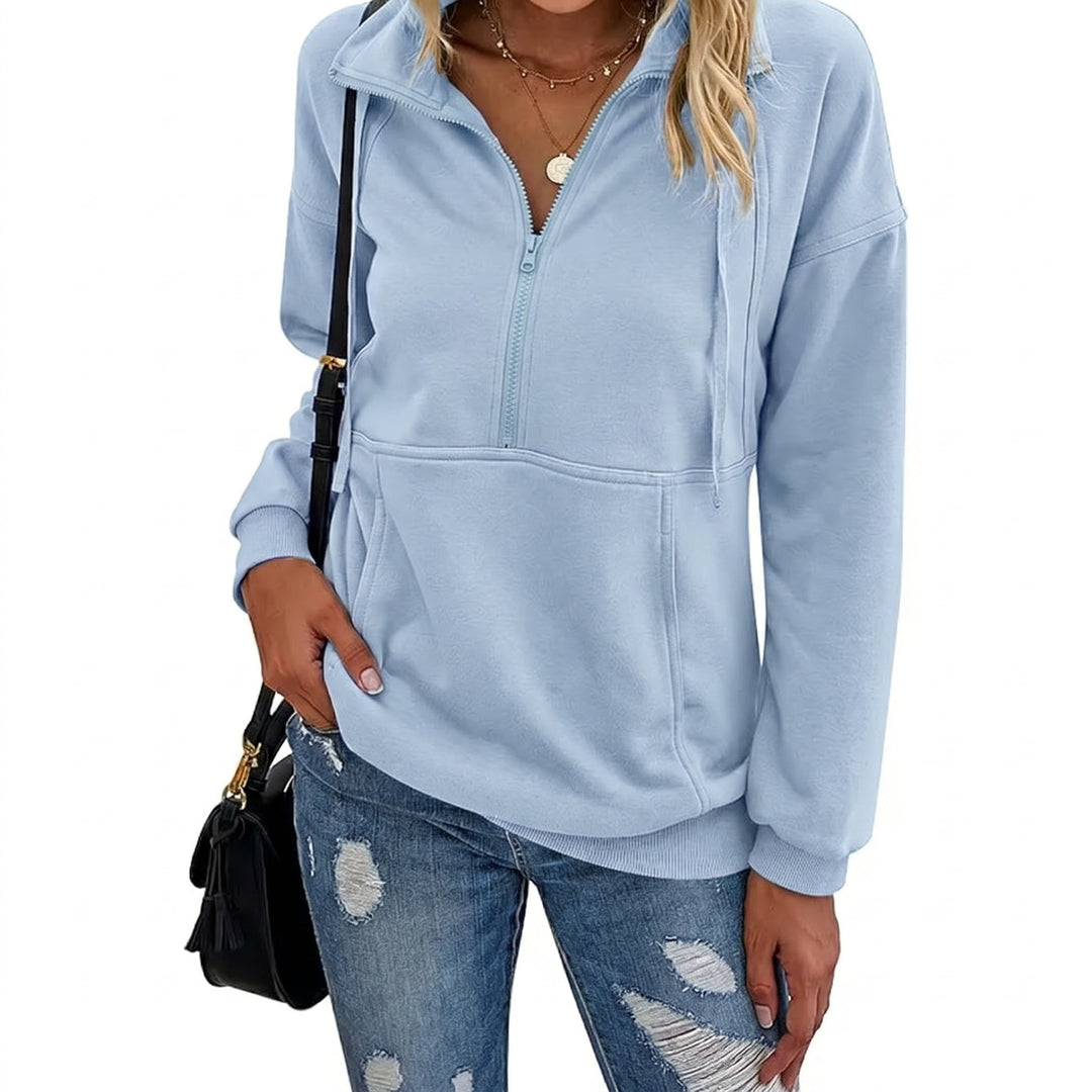 Verity | Cosy Half-Zip Fleece Sweatshirt