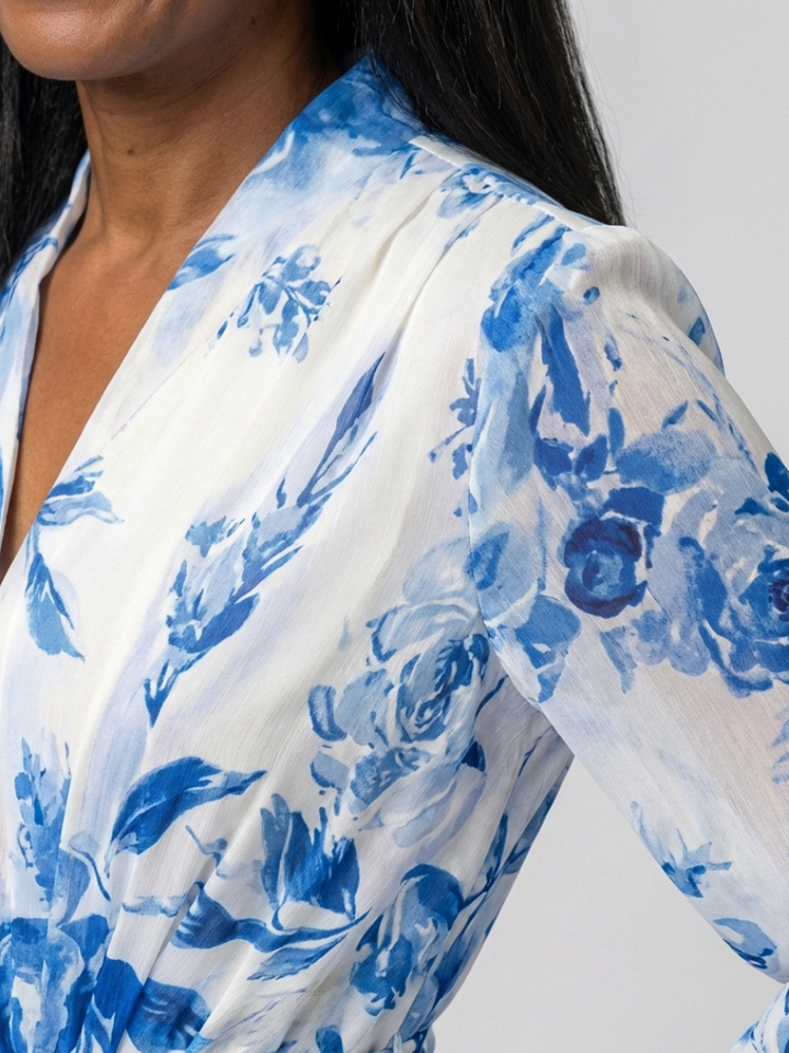Clara Floral Wrap Maxi Dress