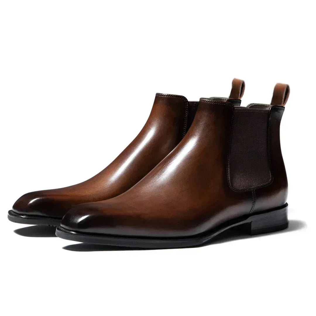 Finn - Leather Chelsea Ankle Boots