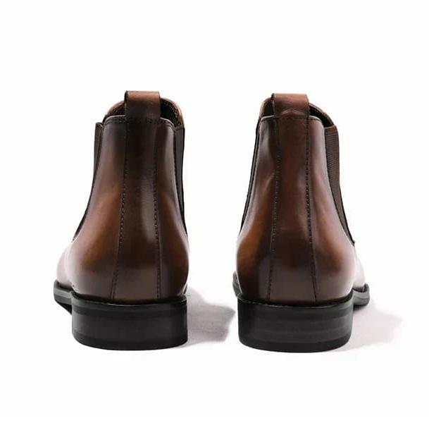 Finn - Leather Chelsea Ankle Boots