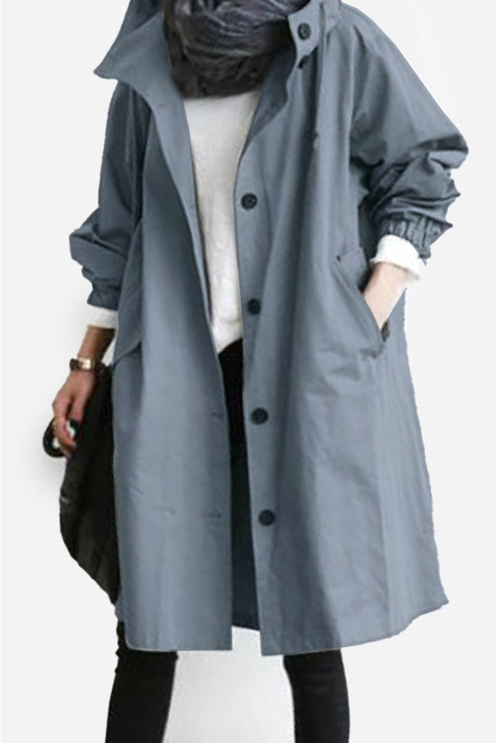 Megan | Oversized Water-Resistant Windbreaker