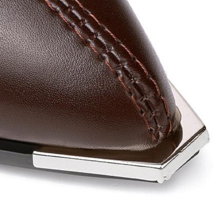 Imogen | Chrome Tip Chelsea Boots