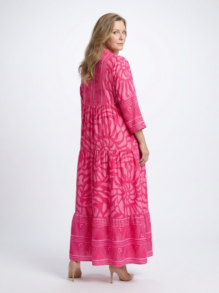 Gwendolyn Button-Front Midi Dress