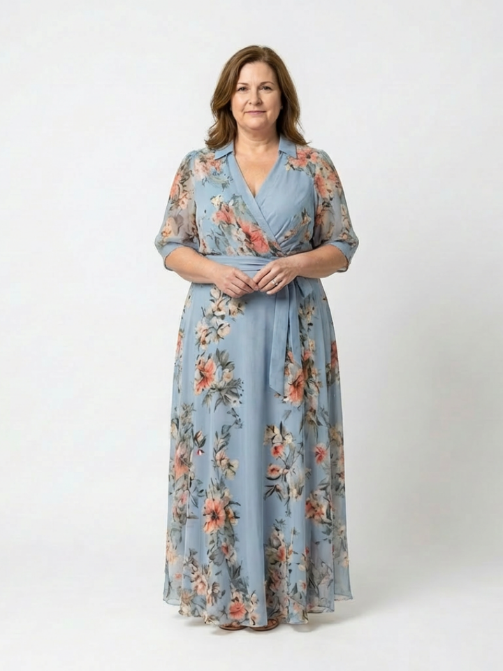 Wren Floral Wrap Maxi Dress