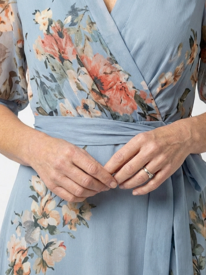 Wren Floral Wrap Maxi Dress
