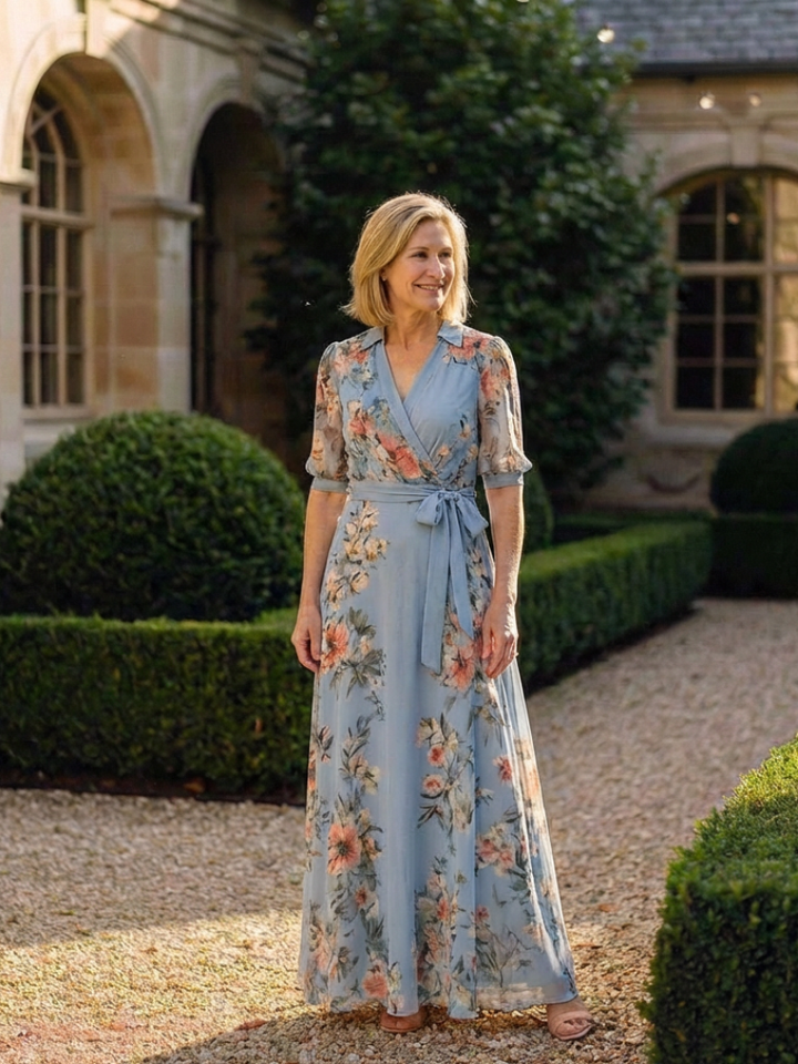 Wren Floral Wrap Maxi Dress